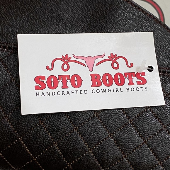 Woman’s Gorgeous Genuine Leather/Leather Soul Zip Back Cowboy/Western Boots NWT - Picture 14 of 16